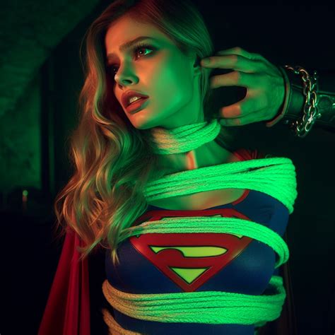Supergirl tied up